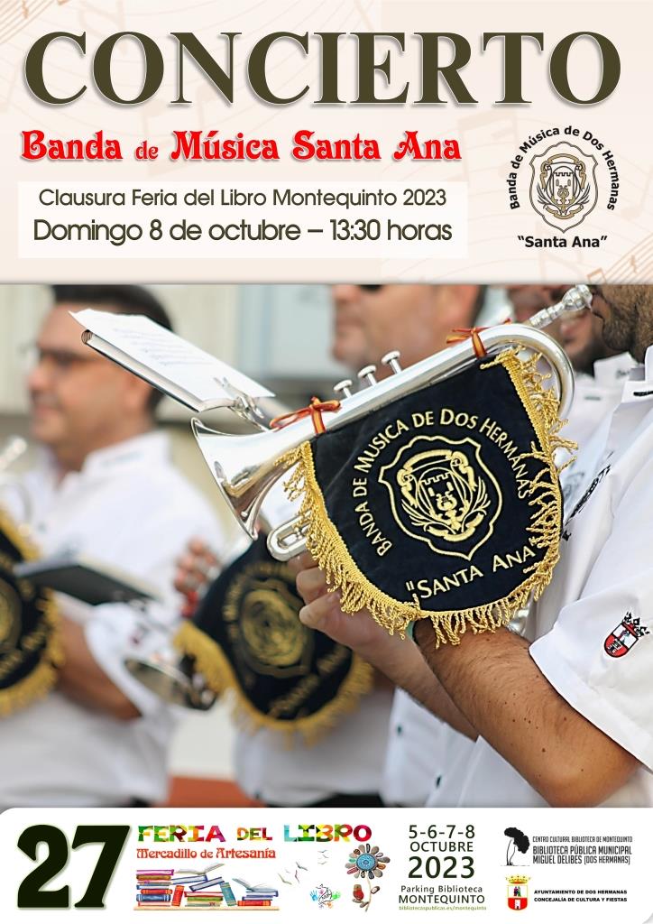 20231008 - Concierto de la Banda de Música 'Santa Ana' (Dos Hermanas) - Feria del Libro de Montequinto 2023