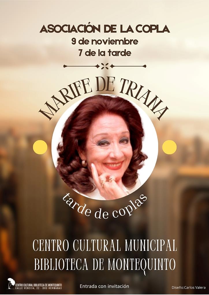20231109 - Espectáculo musical "Tarde de coplas" con la Asociación Cultural de la Copla 'Marifé de Triana'