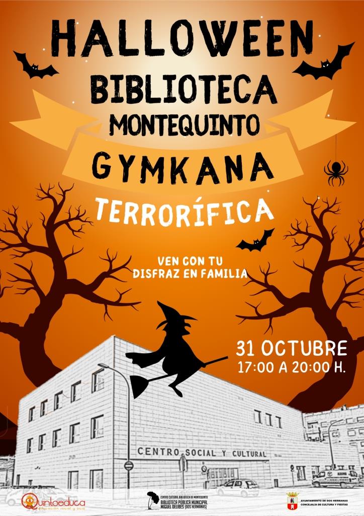 20231031 - Halloween en la Biblioteca de Montequinto: "Gymkana terrorífica" - Quintoeduca