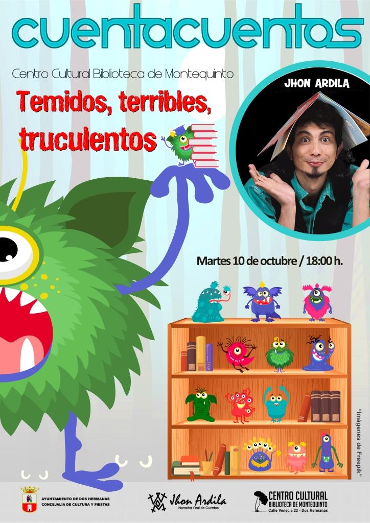 20231010 - Las Bibliotecas Cuentan: "Temidos, terribles, truculentos" - Jhon Ardila