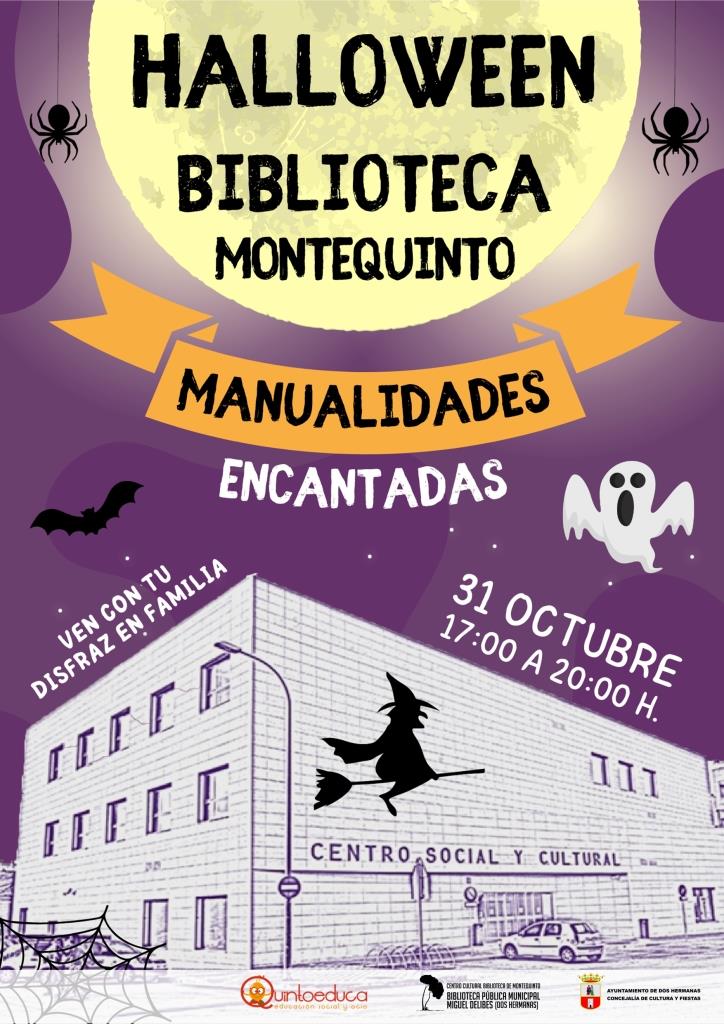 20231031 - Halloween en la Biblioteca de Montequinto: "Manualidades encantadas" - Quintoeduca