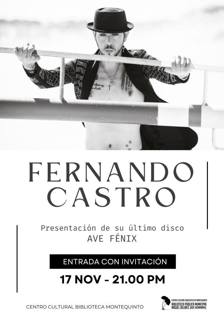 20231117 - Presentación del disco musical «Ave Fénix» - Fernando Castro