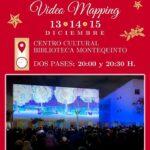 20231213 - Navidad en la Biblioteca de Montequinto: proyecciones video mapping navideño