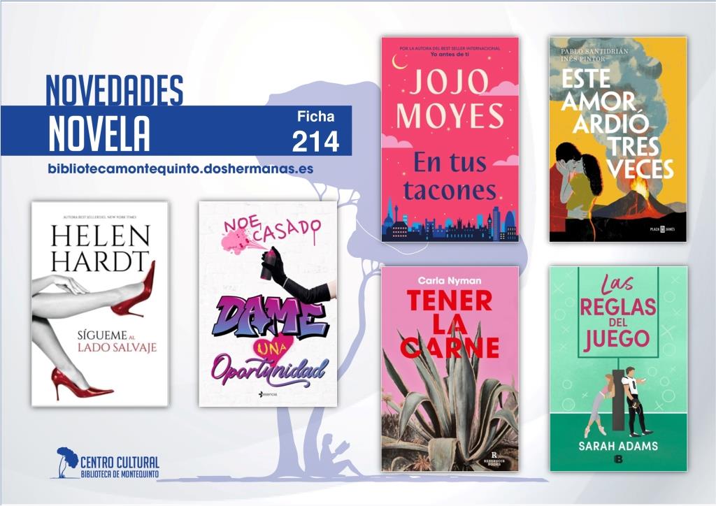 Biblioteca de Montequinto: novedades literarias (Novela - Ficha 214)