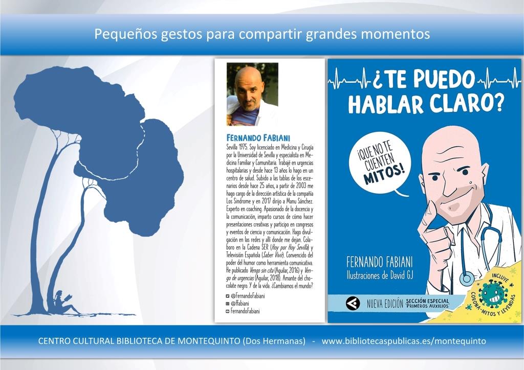 Donaciones y dedicatorias: «¿Te puedo hablar claro?» - Fernando Fabiani