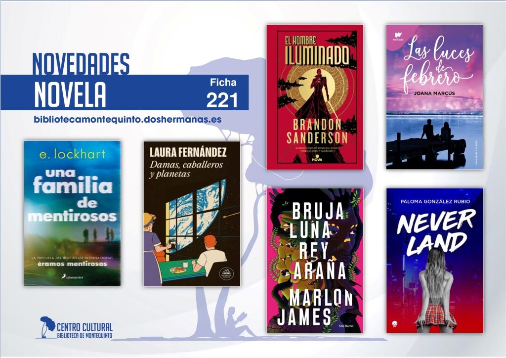 Biblioteca de Montequinto: novedades literarias (Novela - Ficha 221)