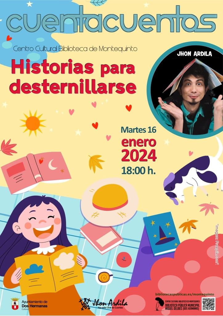 20240116 - Las Bibliotecas Cuentan: «Historias para desternillarse» - Jhon Ardila