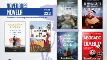 Biblioteca de Montequinto: novedades literarias (Novela - Ficha 232)