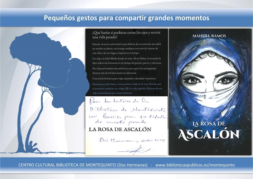 Donaciones y dedicatorias: «La rosa de Ascalón» - Manuel Ramos