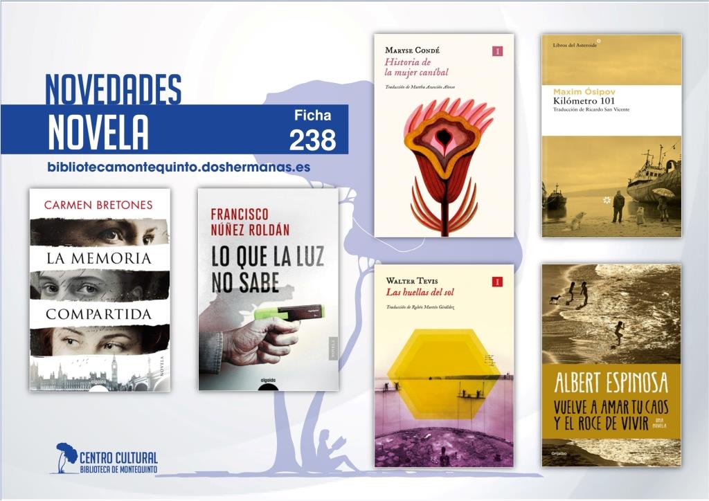 Biblioteca de Montequinto: novedades literarias (Novela - Ficha 238)