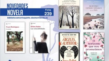Biblioteca de Montequinto: novedades literarias (Novela - Ficha 239)