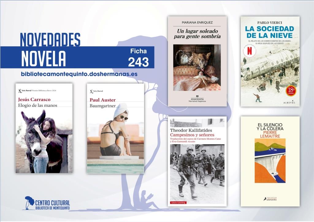 Biblioteca de Montequinto: novedades literarias (Novela - Ficha 243)