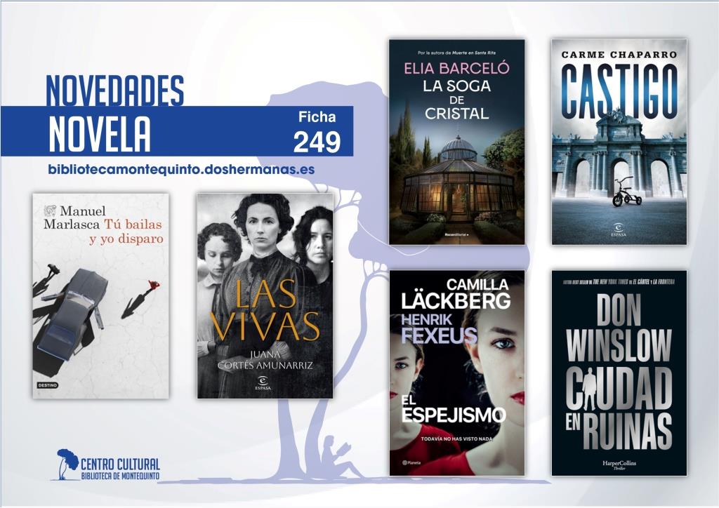 Biblioteca de Montequinto: novedades literarias (Novela - Ficha 249)