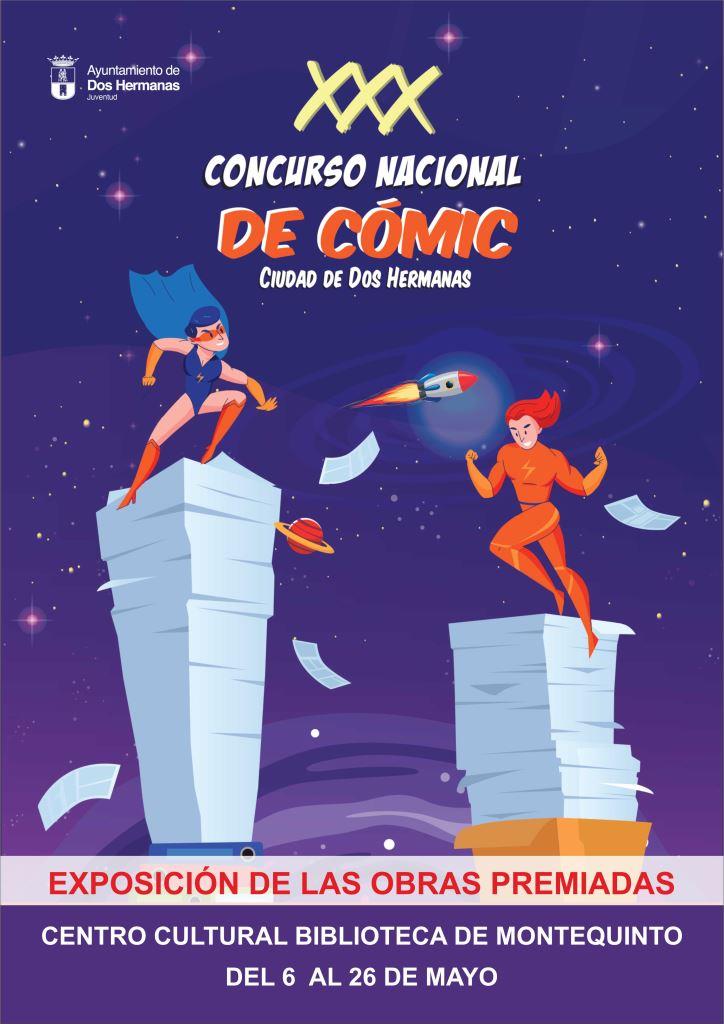 20240506 – Exposición de las obras premiadas en el «XXX Concurso de Cómic Ciudad de Dos Hermanas»