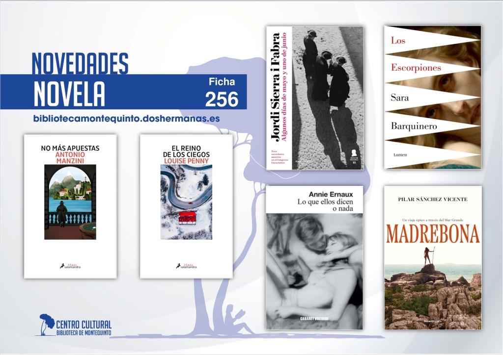 Biblioteca de Montequinto: novedades literarias (Novela - Ficha 256)