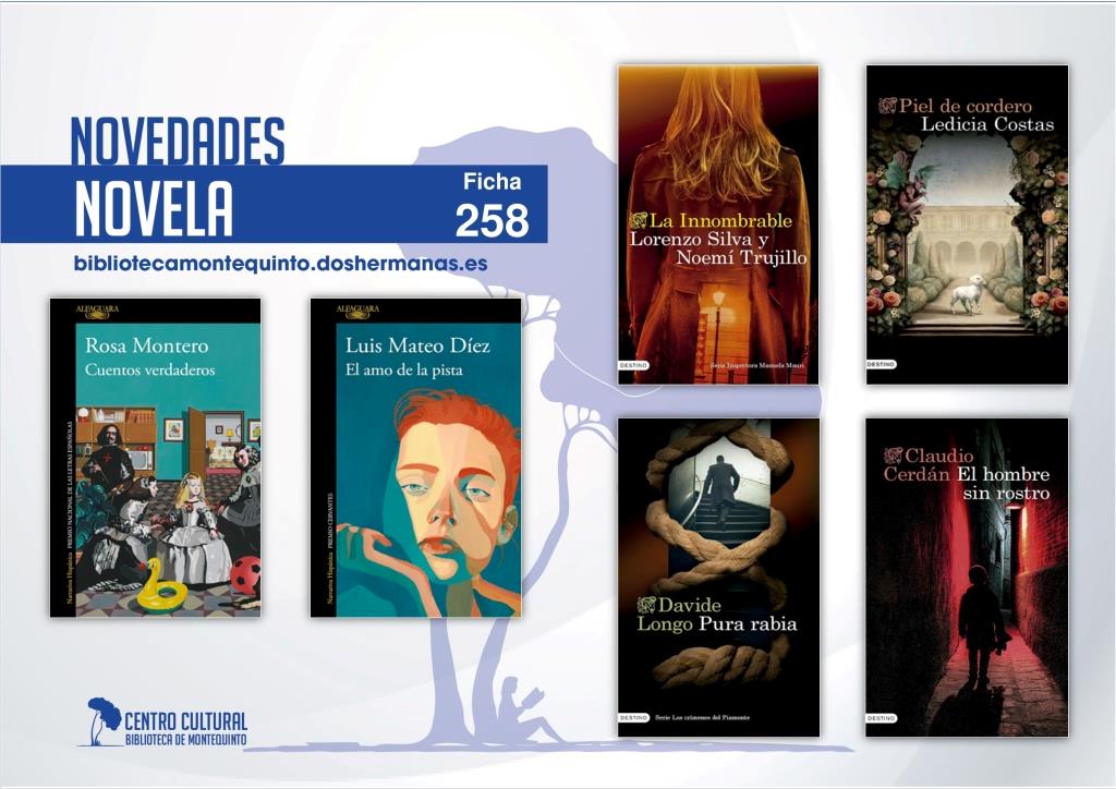 Biblioteca de Montequinto: novedades literarias (Novela - Ficha 258)