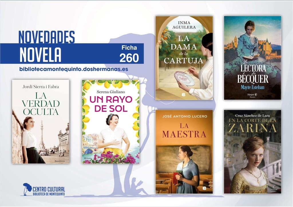 Biblioteca de Montequinto: novedades literarias (Novela - Ficha 260)