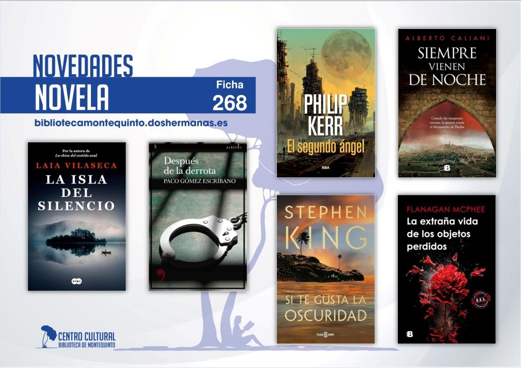 Biblioteca de Montequinto: novedades literarias (Novela - Ficha 268)