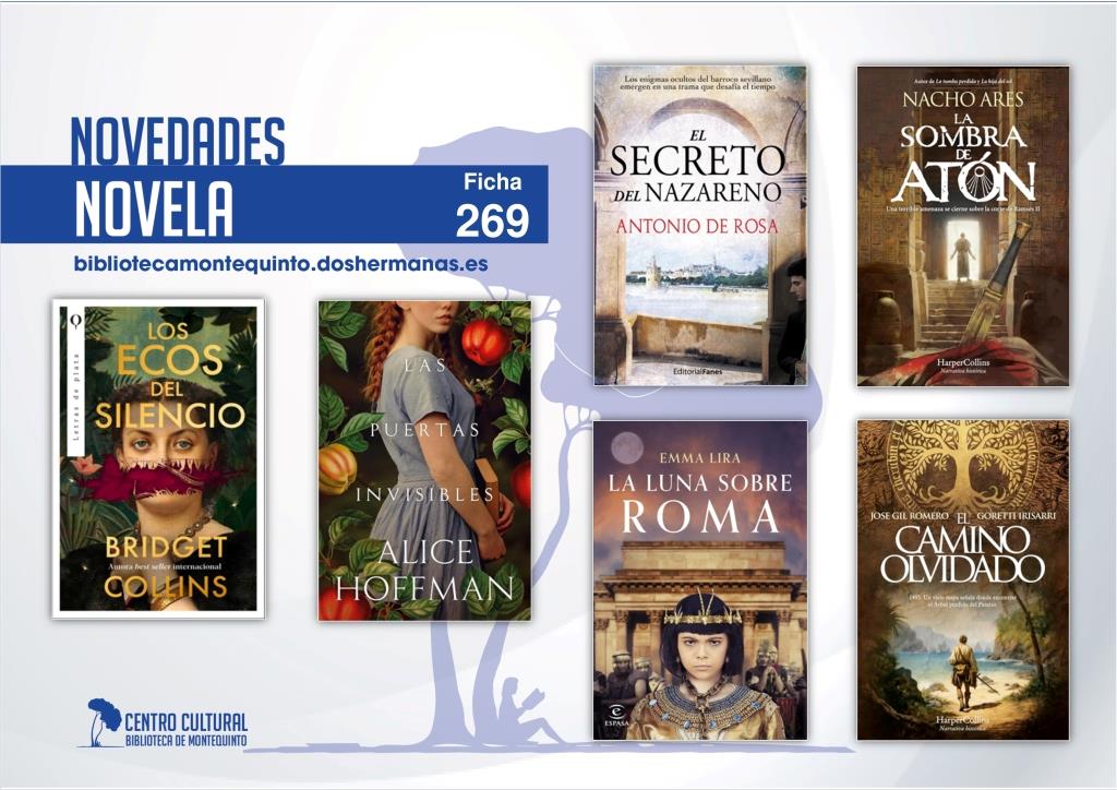 Biblioteca de Montequinto: novedades literarias (Novela - Ficha 269)