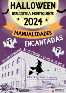 20241031 - Halloween en la Biblioteca de Montequinto: «Manualidades encantadas» - Quintoeduca