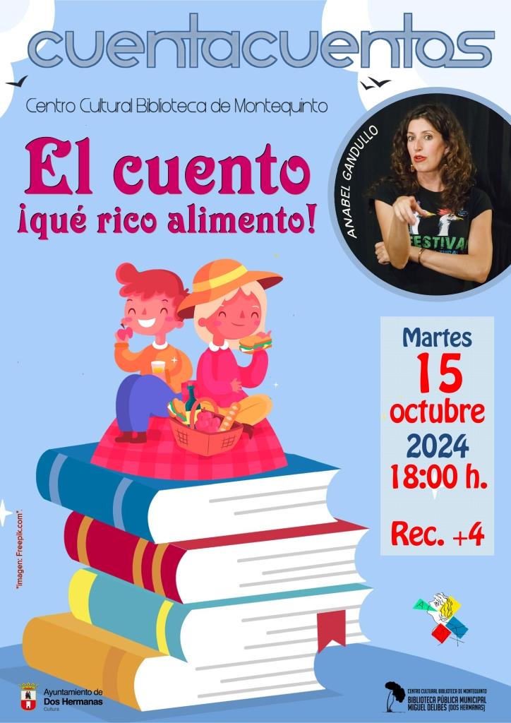 20241017 - Las Bibliotecas Cuentan «El cuento, ¡qué rico alimento!» - Anabel Gandullo