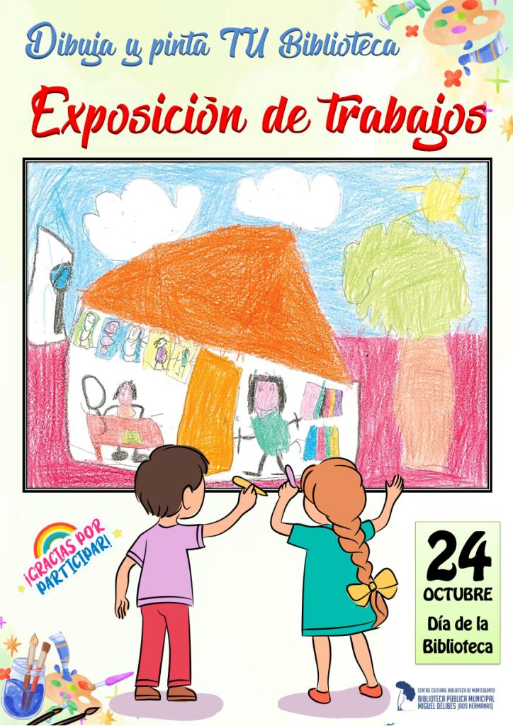 20241022 - Exposición del concurso artístico «Dibuja y pinta Tu Biblioteca» - Día de la Biblioteca 2024