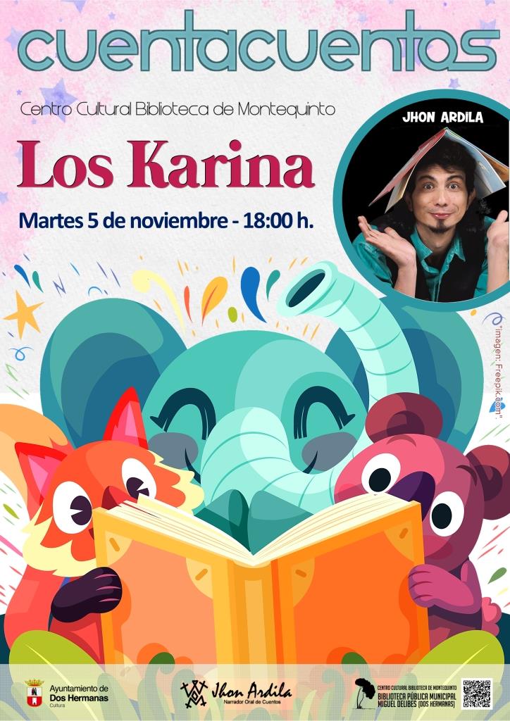 20241105 - Las Bibliotecas Cuentan: «Los Karina» - Jhon Ardila