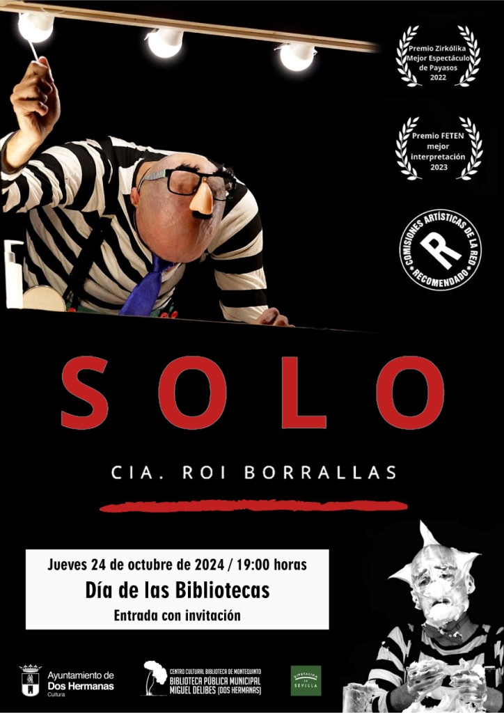 20241024 - Espectáculo de clown y teatro familiar: «Solo» - Cía. Roi Borrallas