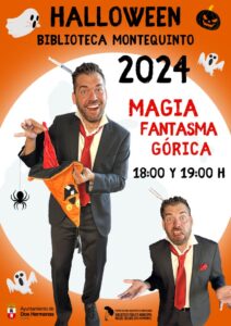 20241031 - Halloween en la Biblioteca de Montequinto: «Magia fantasmagórica» con el Mago Nolo