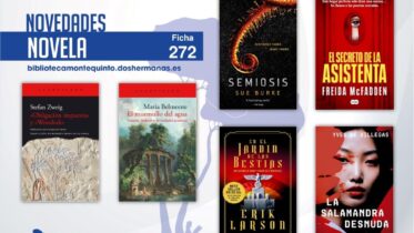 Biblioteca de Montequinto: novedades literarias (Novela - Ficha 272)