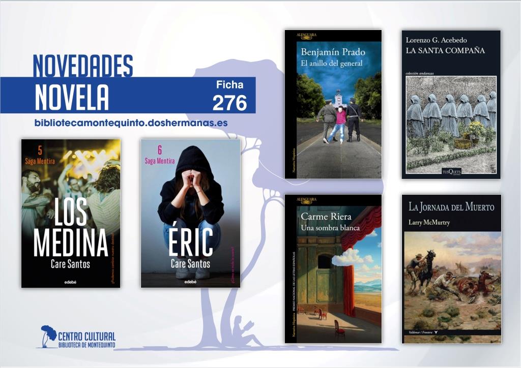 Biblioteca de Montequinto: novedades literarias (Novela - Ficha 276)