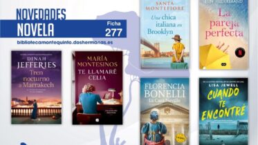 Biblioteca de Montequinto: novedades literarias (Novela - Ficha 277)