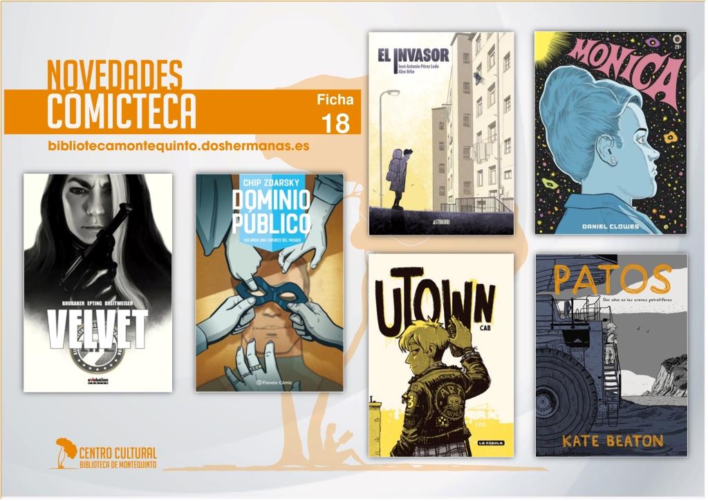 Biblioteca de Montequinto: novedades literarias (Comicteca - Ficha 18)