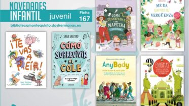 Biblioteca de Montequinto: novedades literarias (Infantil-Juvenil / Ficha 167)