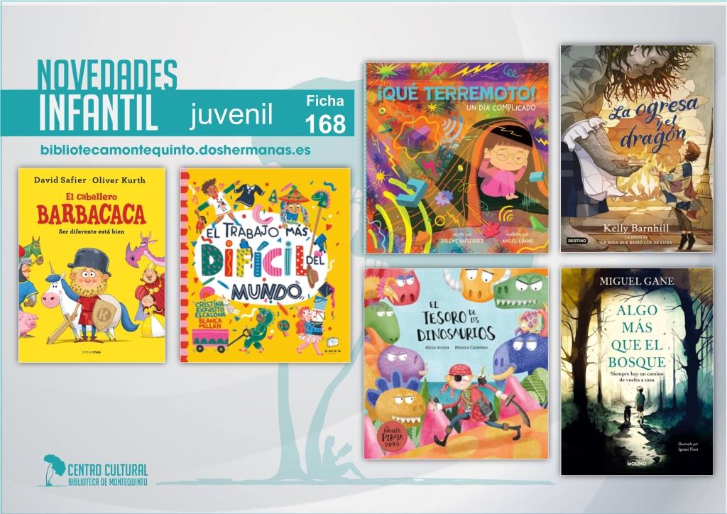 Biblioteca de Montequinto: novedades literarias (Infantil-Juvenil / Ficha 168)