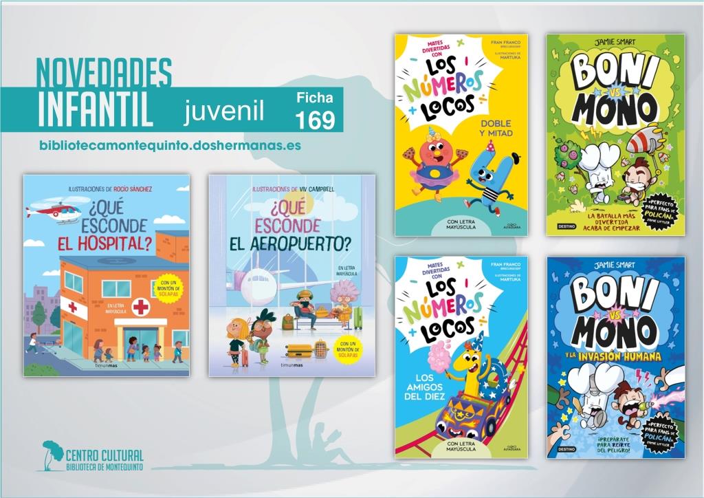 Biblioteca de Montequinto: novedades literarias (Infantil-Juvenil / Ficha 169)