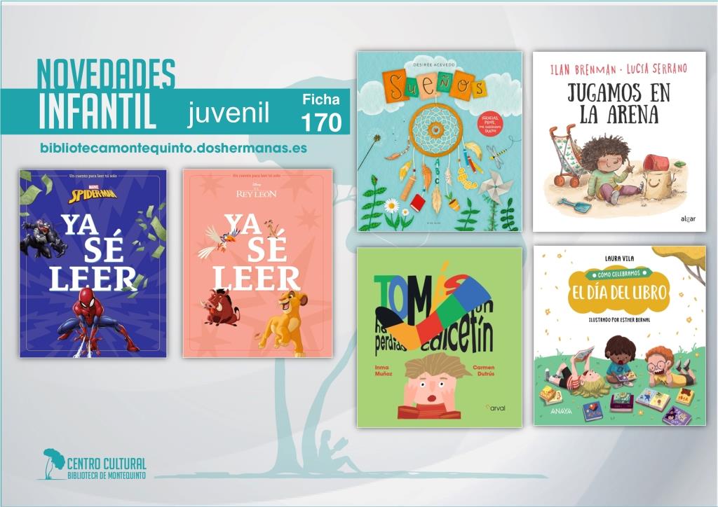 Biblioteca de Montequinto: novedades literarias (Infantil-Juvenil / Ficha 170)