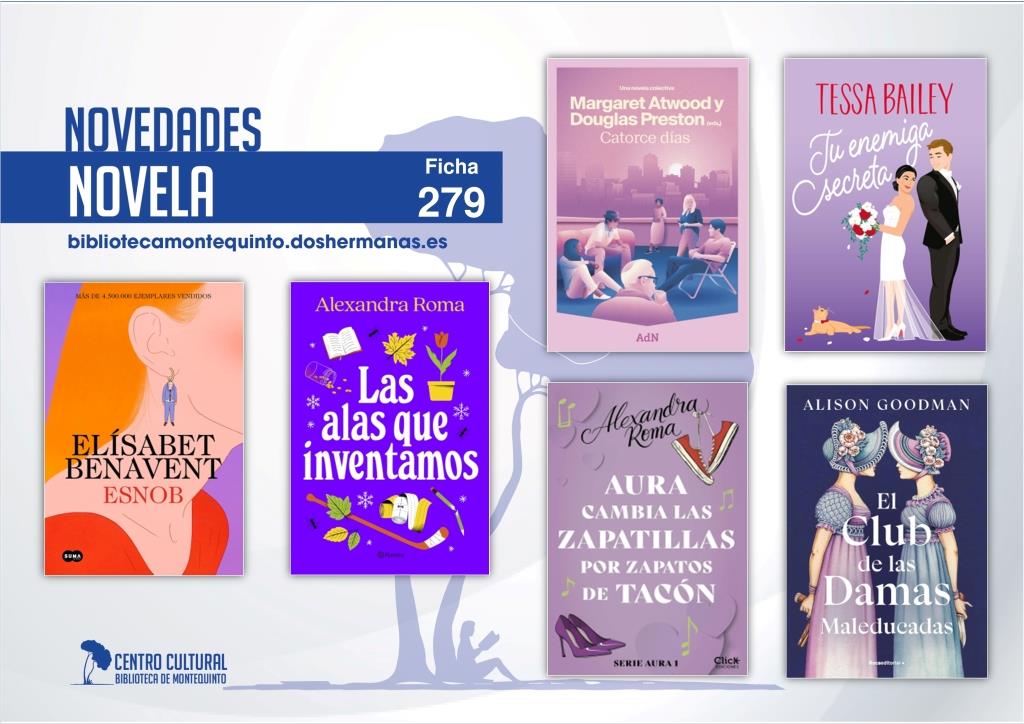 Biblioteca de Montequinto: novedades literarias (Novela - Ficha 279)