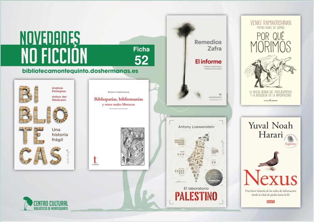 Biblioteca de Montequinto: novedades literarias - (No ficción - Ficha 52)