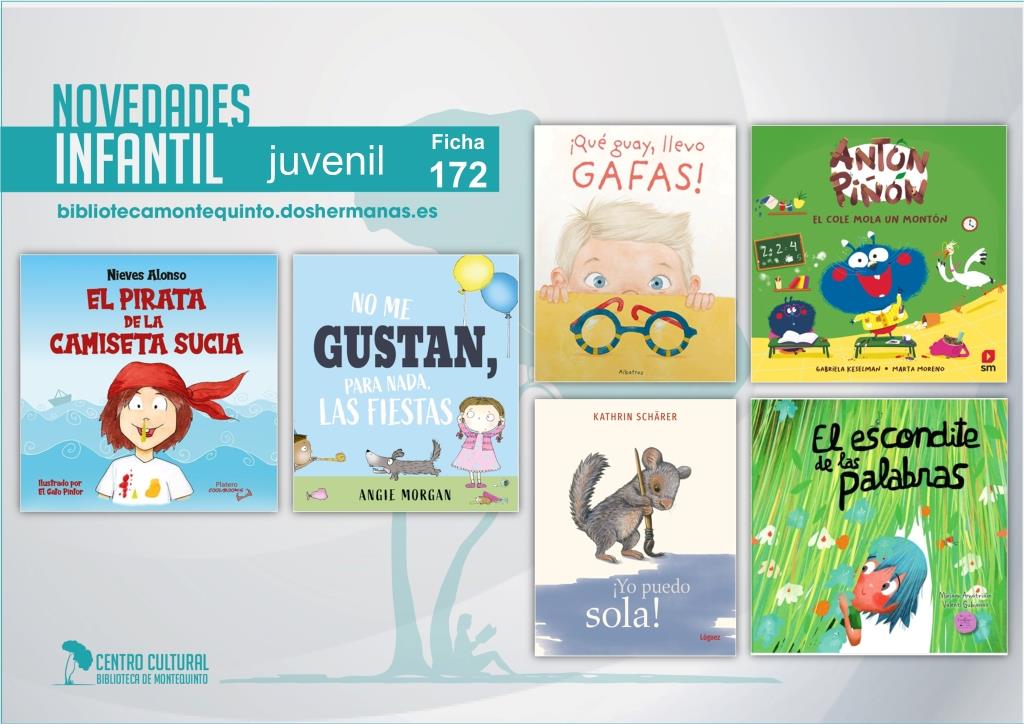 Biblioteca de Montequinto: novedades literarias (Infantil-Juvenil / Ficha 172)