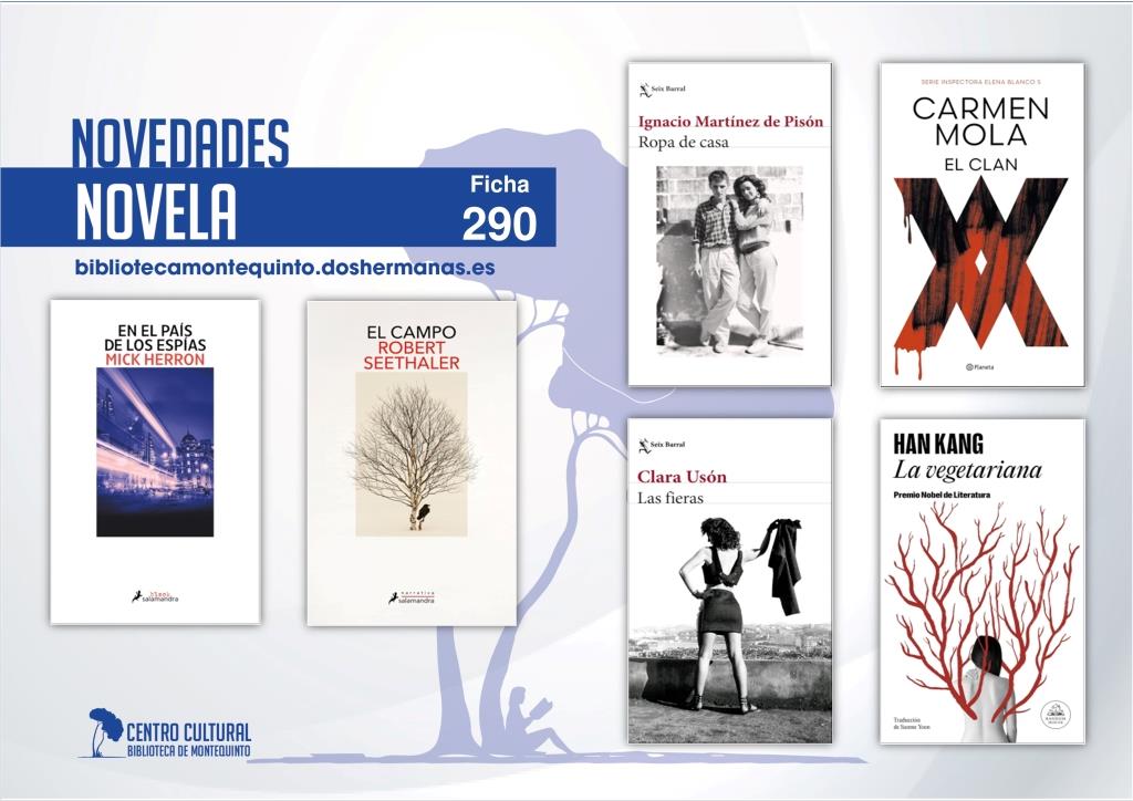 Biblioteca de Montequinto: novedades literarias (Novela - Ficha 290)