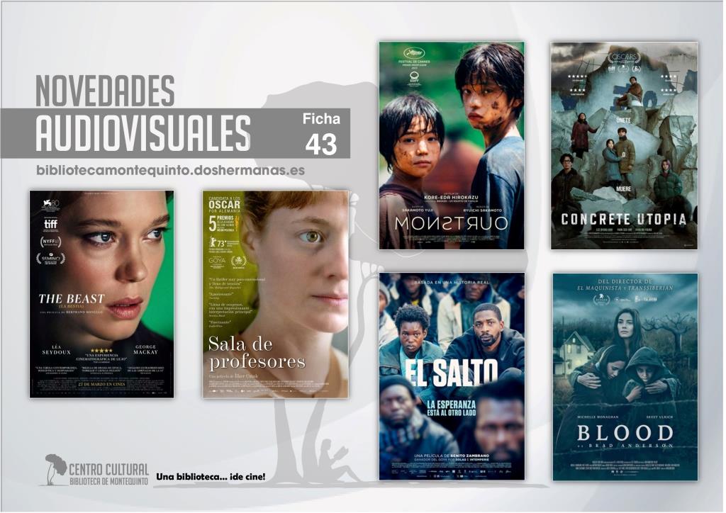 Biblioteca de Montequinto: ¡Novedades... de película! - (Audiovisuales - Ficha 43)