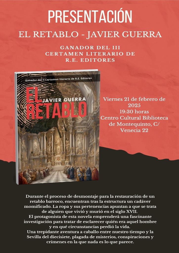 20250221 - Presentación y firma del libro «El retablo» – Javier Guerra