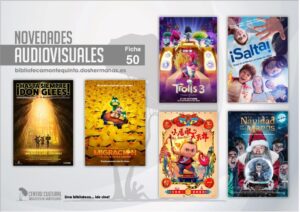 Biblioteca de Montequinto: ¡Novedades... de película! - (Audiovisuales - Ficha 50)