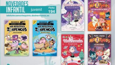 Biblioteca de Montequinto: novedades literarias (Infantil-Juvenil / Ficha 194)