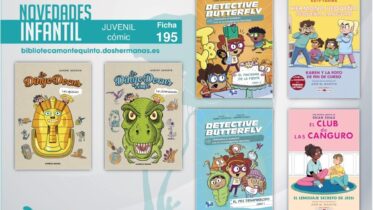 Biblioteca de Montequinto: novedades literarias (Infantil-Juvenil / Ficha 195)