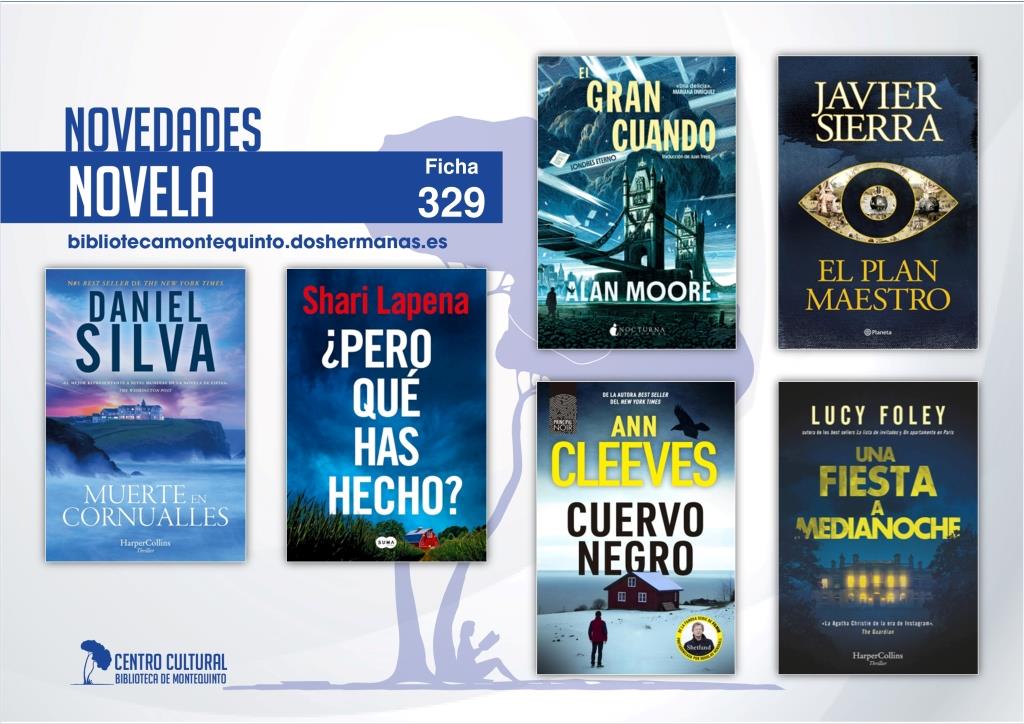 Biblioteca de Montequinto: novedades literarias (Novela - Ficha 329)