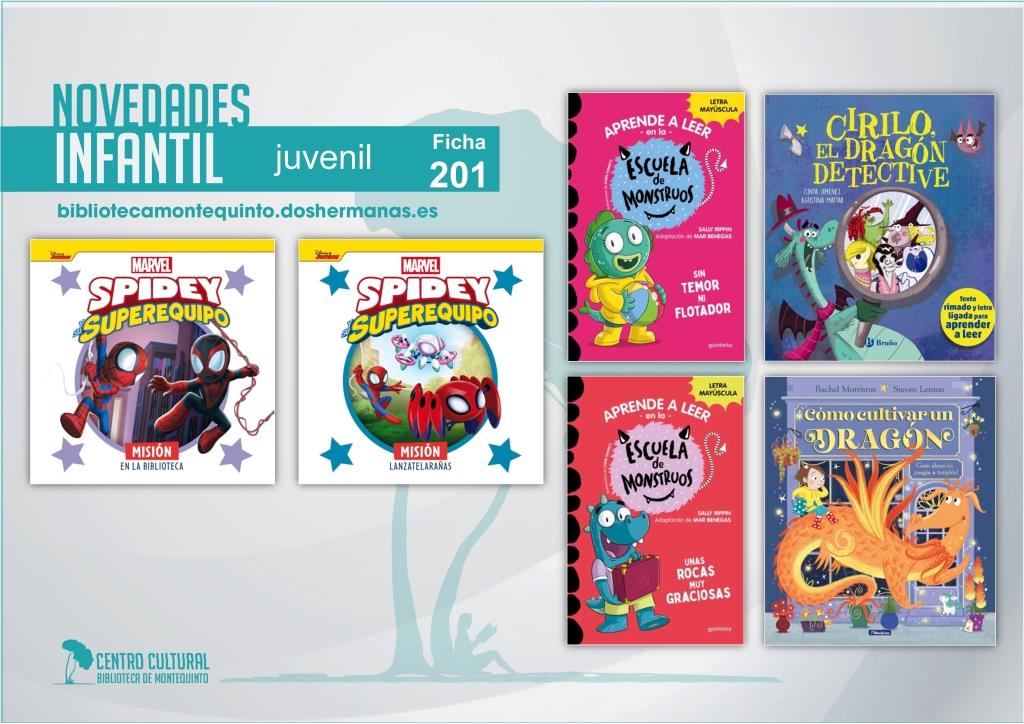 Biblioteca de Montequinto: novedades literarias (Infantil-Juvenil / Ficha 201)