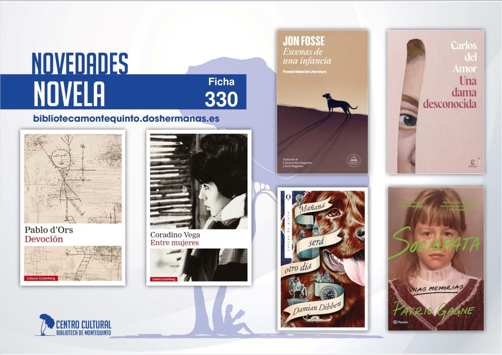 Biblioteca de Montequinto: novedades literarias (Novela - Ficha 330)