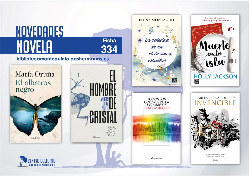 Biblioteca de Montequinto: novedades literarias (Novela - Ficha 334)